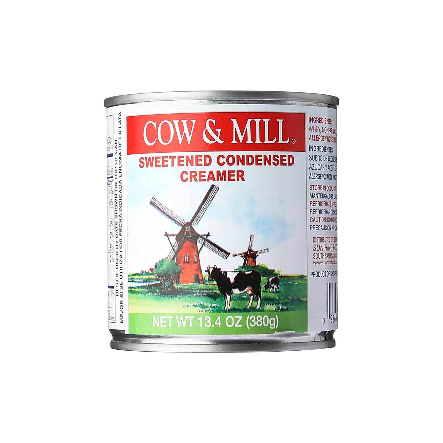 Cow & Mill Condensed Milk B072 (48 Count) (13.4oz) Hawaii Boba