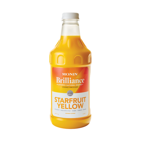 Monin - Brilliance Syrup - 1.89L Starfruit Yellow