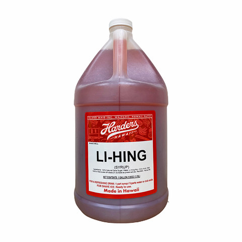 Harders - Li-Hing Syrup (1 Gal)