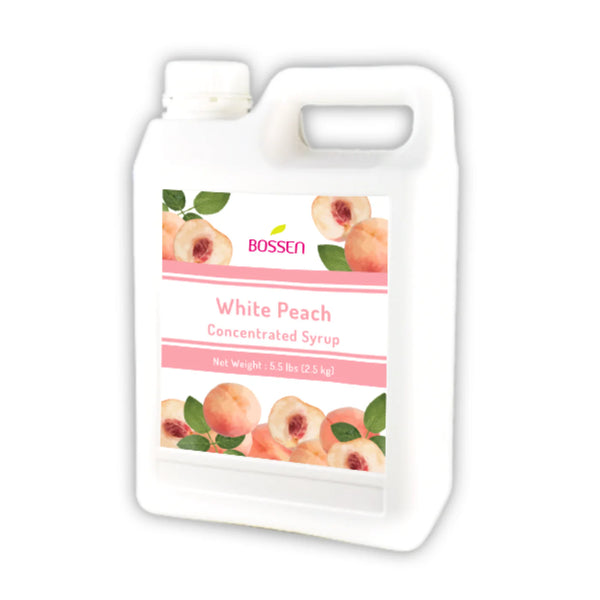 Bossen - White Peach Syrup - 5.5lbs - DSF2701