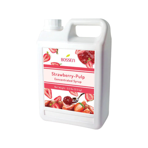 Bossen - Strawberry-Pulp Syrup - DSF0101 (5.5lbs)