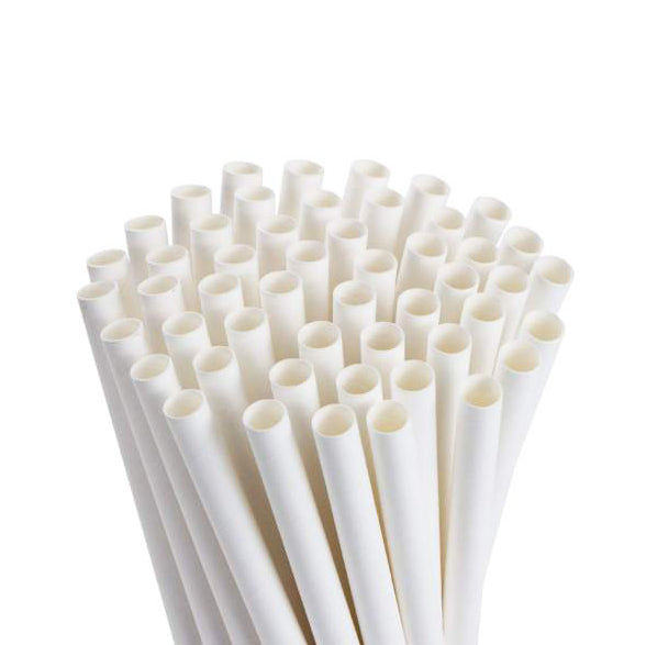 Compostable Small Paper Straw - Individually Wrapped - TB076 (2,000ct)