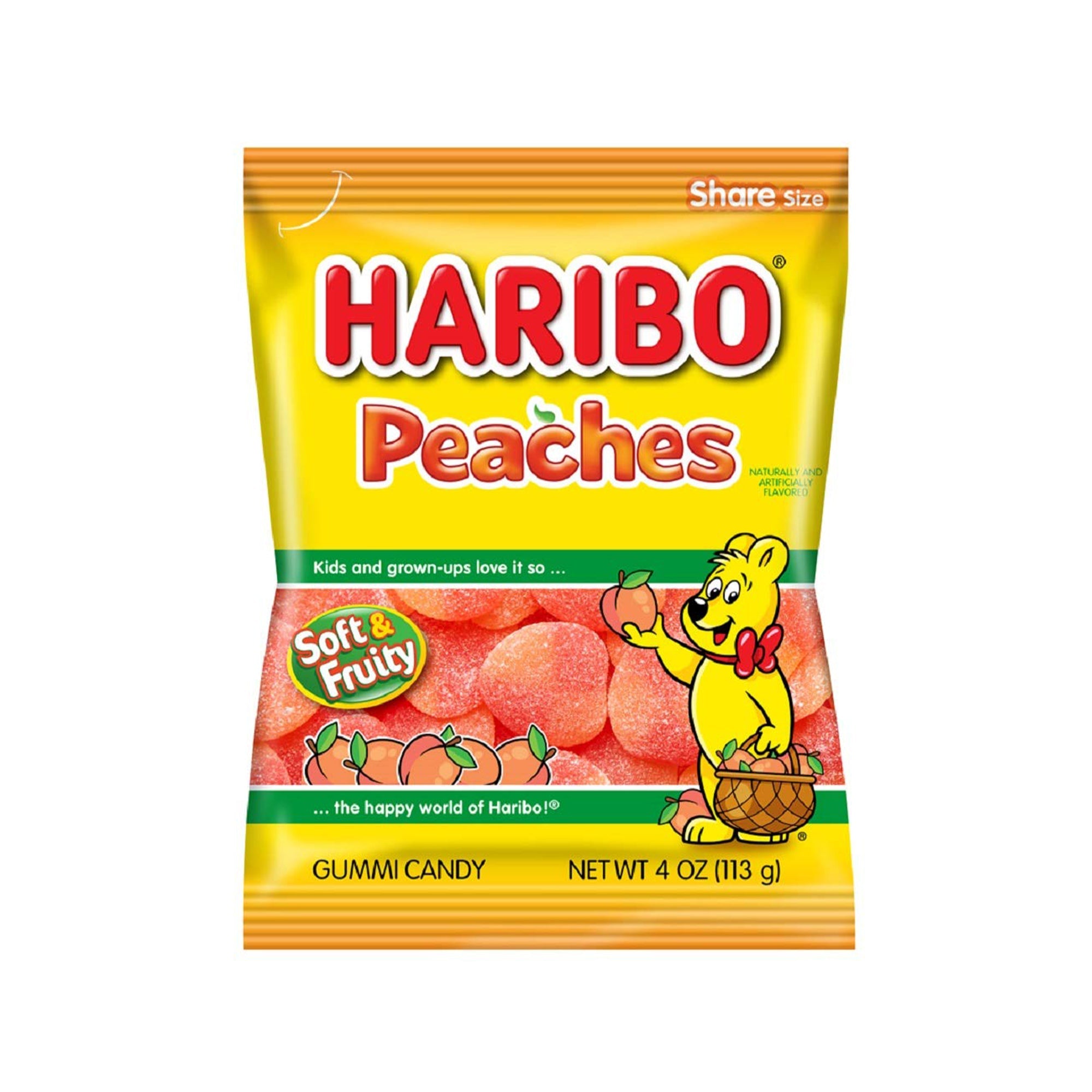 Haribo - Gummies - 5oz - Peaches
