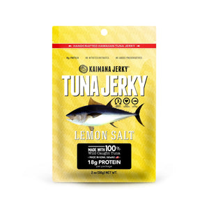 Kaimana Jerky - Handcrafted Hawaiian Tuna Jerky - Lemon Salt - 2oz