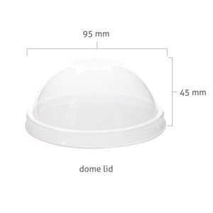 PP Dome Lid - 95mm - CPV4295 (50ct)