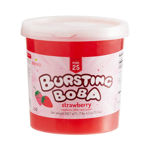 Bossen - Pure25 Bursting Boba - Strawberry - BBP001 (7.26lbs)