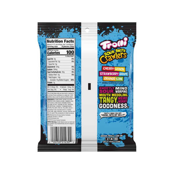 Trolli - Gummies - 5oz - Sour Brite Crawlers